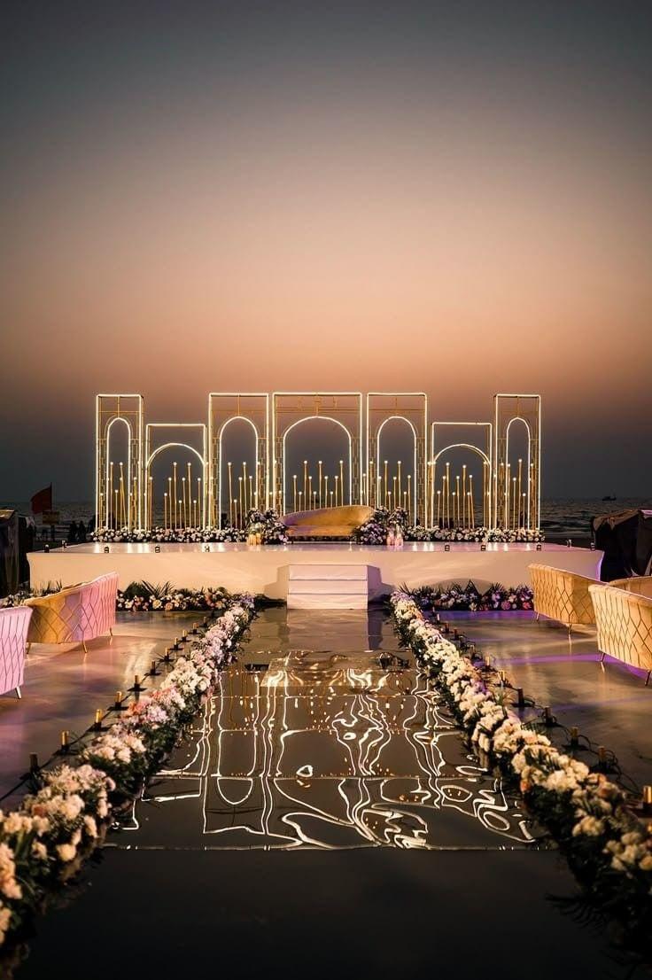 Royal palace wedding reception